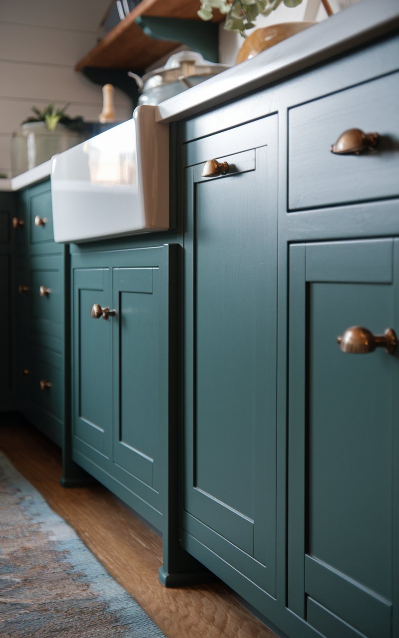 59 Dark Green Kitchen Cabinet Ideas to Bookmark Now: Wait Until You See ...