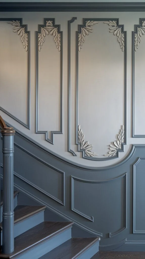 Add Molding or Trim to the Stair Wall