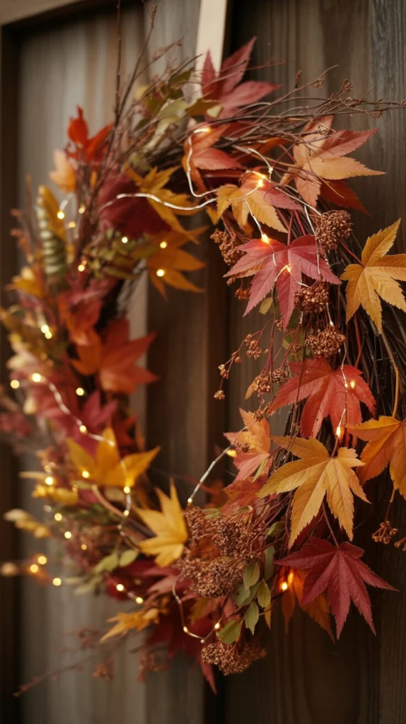 Add Tiny LED Lights for a Glowing Wreath