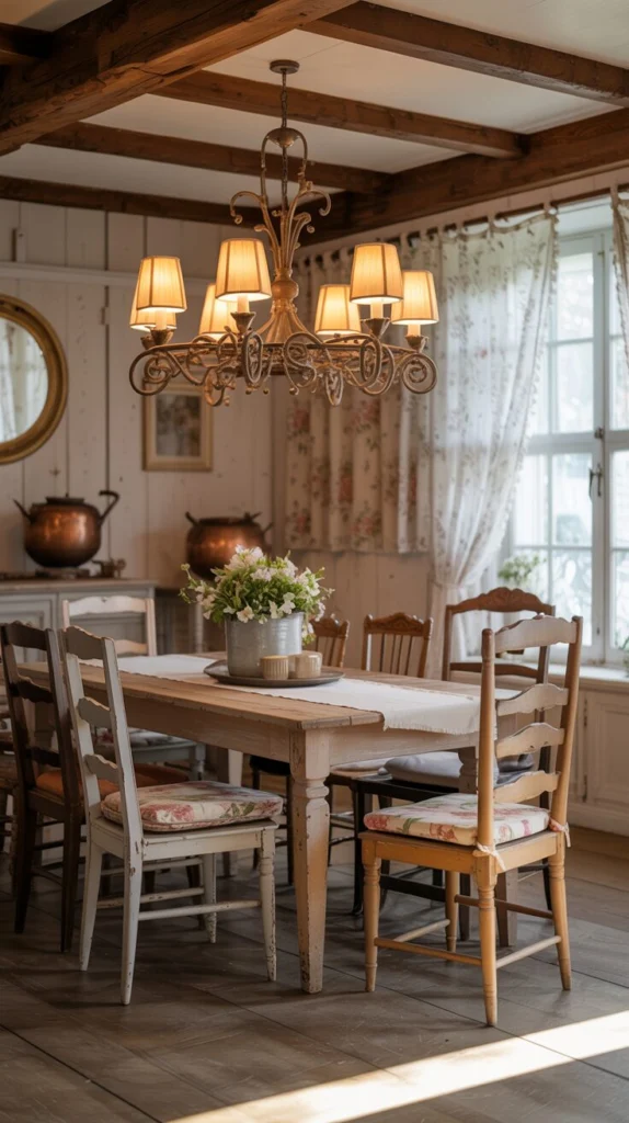 Add a Cottage-Style Chandelier
