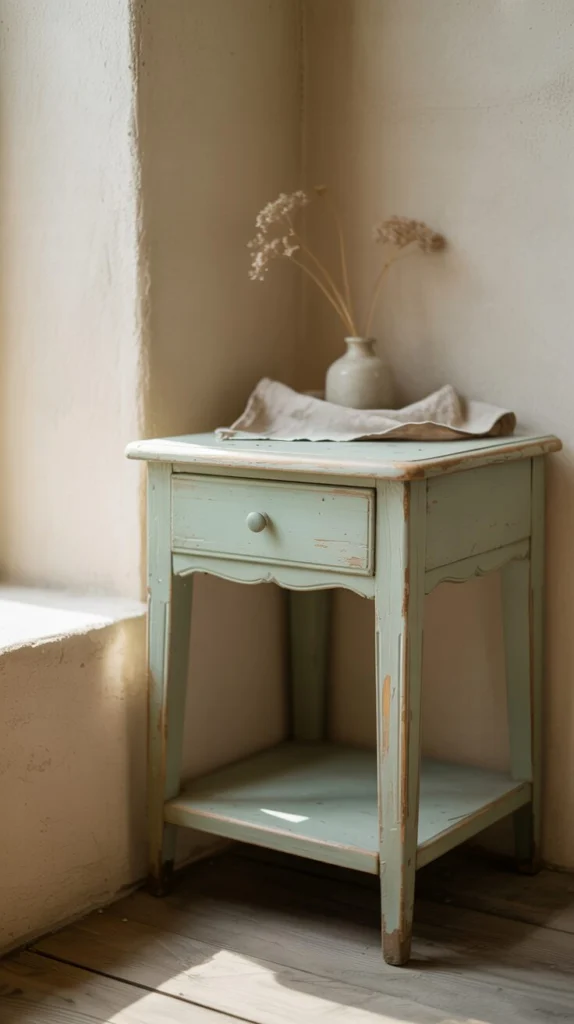 Add a Painted Wooden Side Table