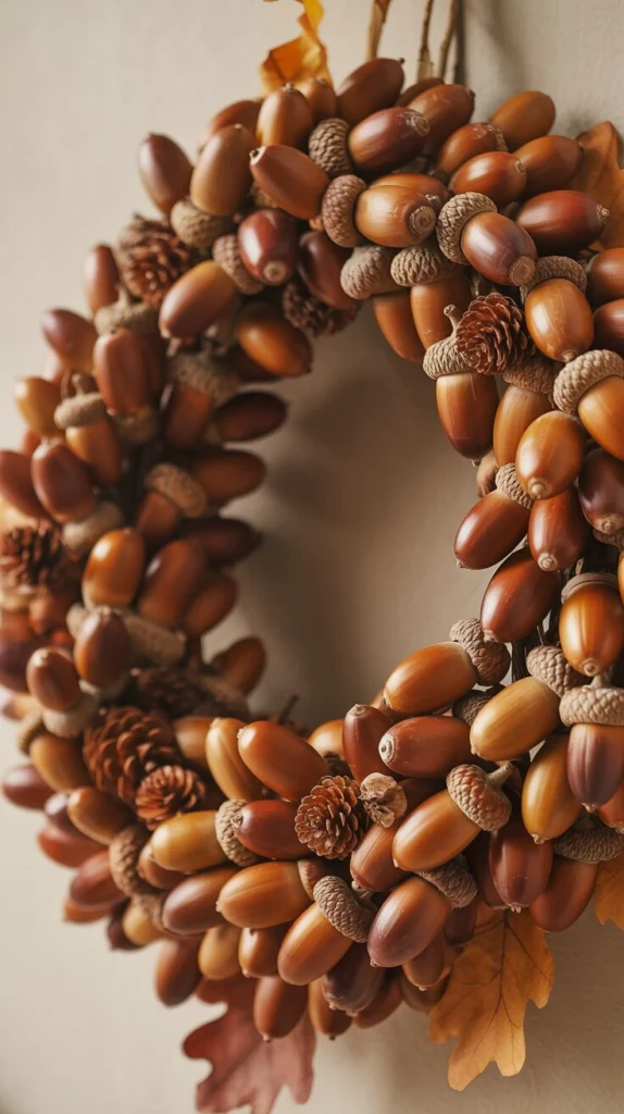 Assemble an Acorn Wreath