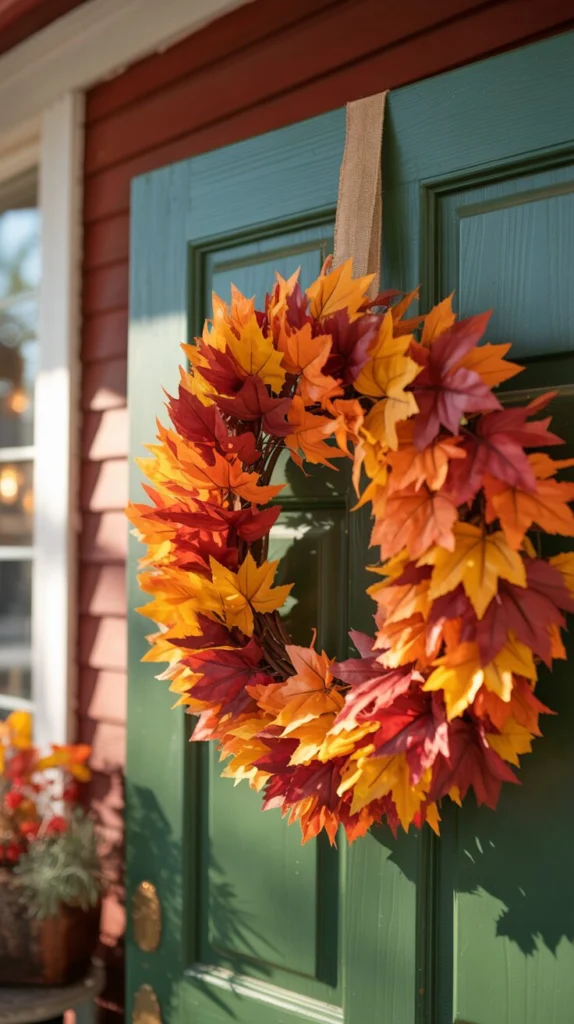 Create a Classic Maple Leaf Wreath