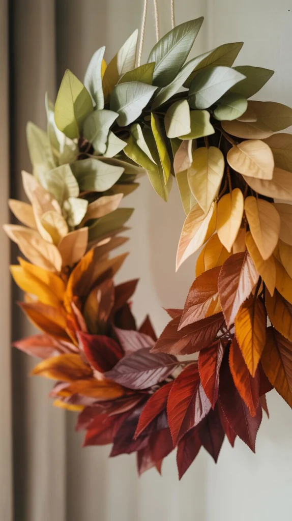 Layer Fall Foliage in Ombre Shades