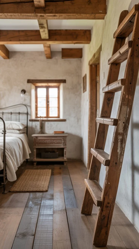 Place a Rustic Ladder