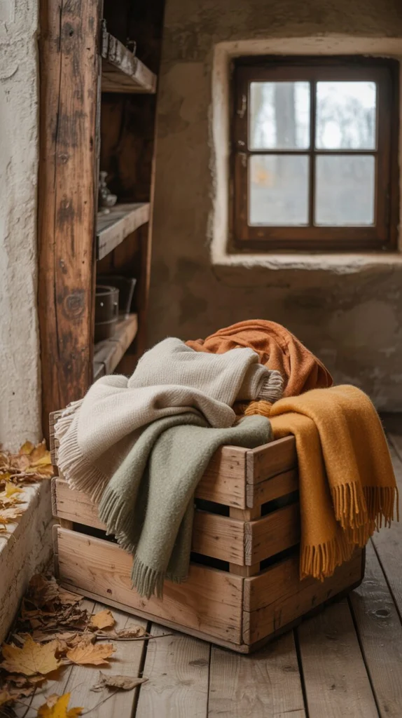 Style a Rustic Wooden Crate