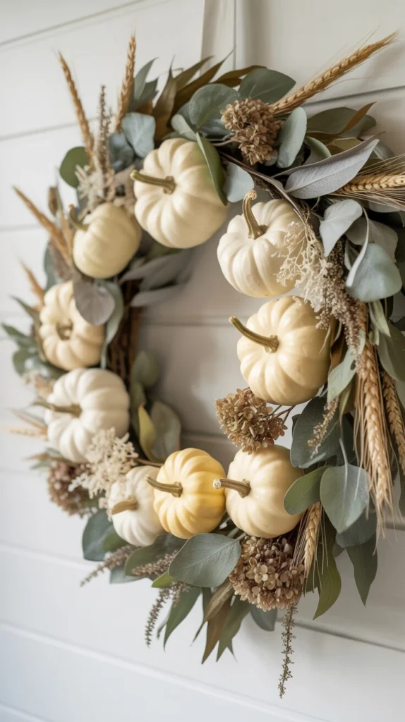 Use White Pumpkins for a Chic Neutral Look