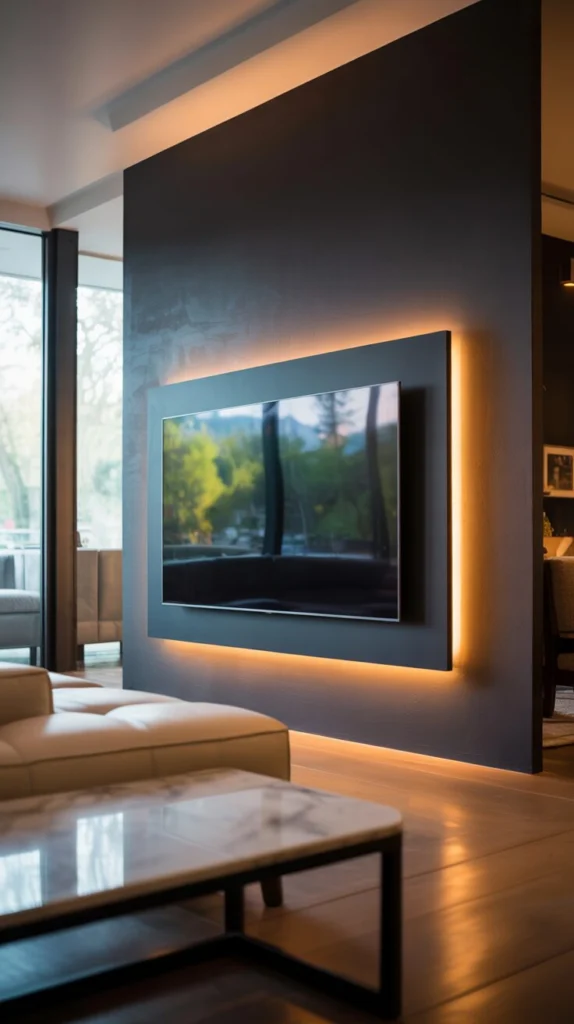Add LED Backlighting Behind the TV
