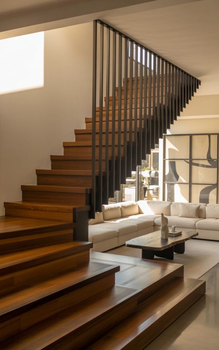 21 Living Room Staircase Ideas That Turn an Overlooked Space Into a ...