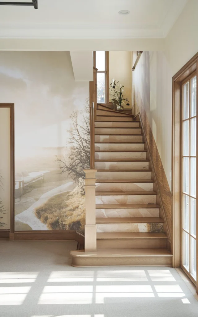 Blend the Staircase Seamlessly Into the Living Room