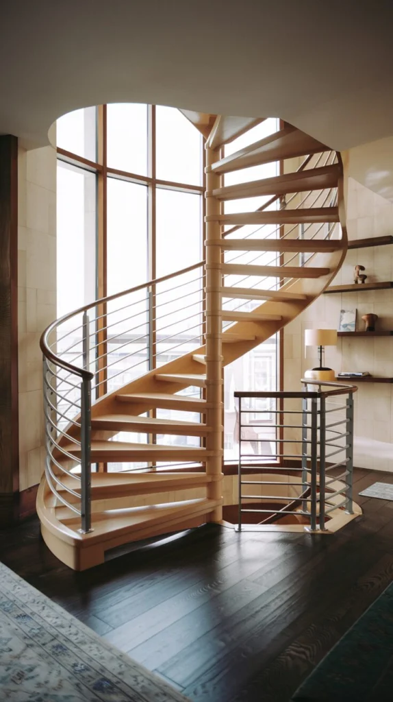 Blend the staircase into the home’s overall palette