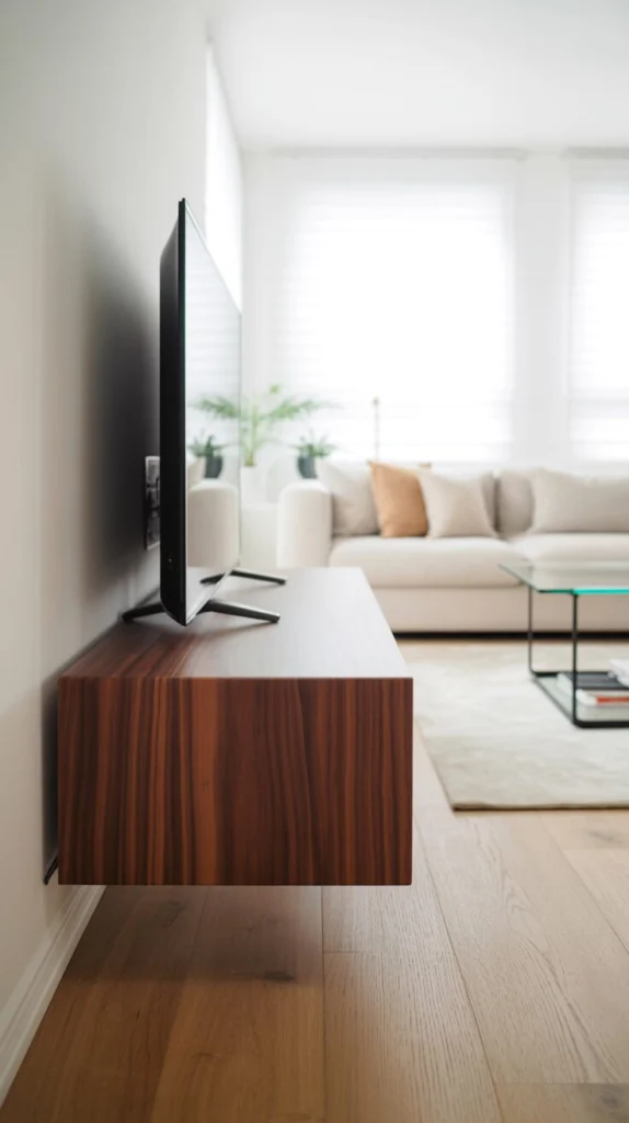 Build a Floating Wood TV Unit