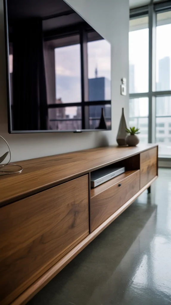 Choose a Low, Long TV Console