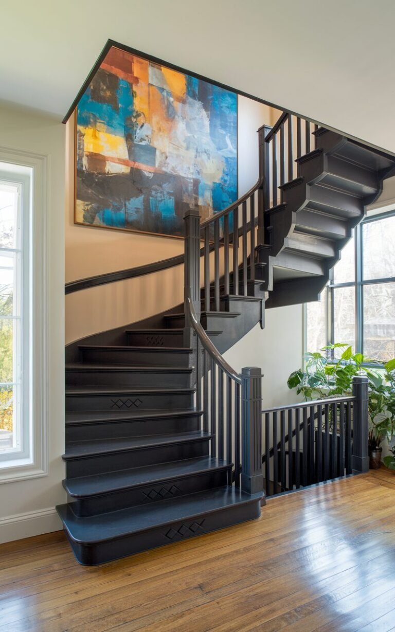 24 Black Staircase Ideas That Instantly Elevate Your Home – A SERENE HOME
