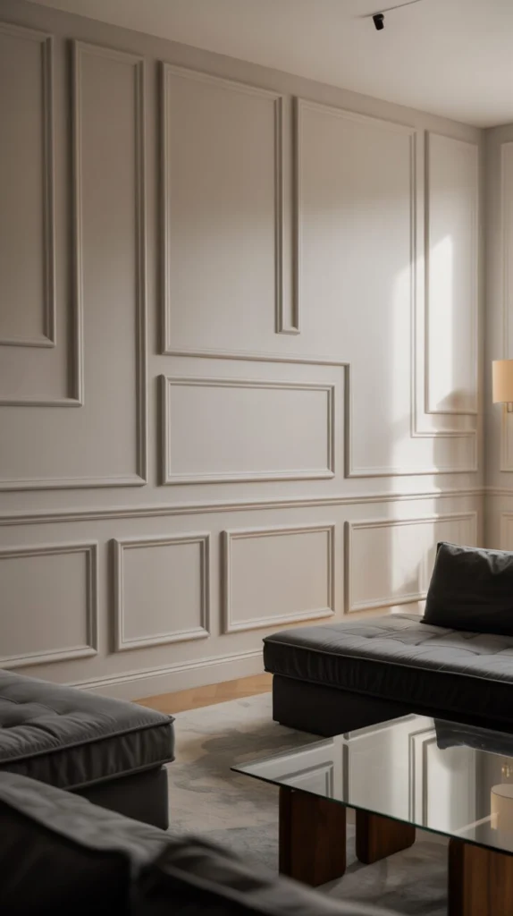 Experiment With Asymmetrical Wainscoting