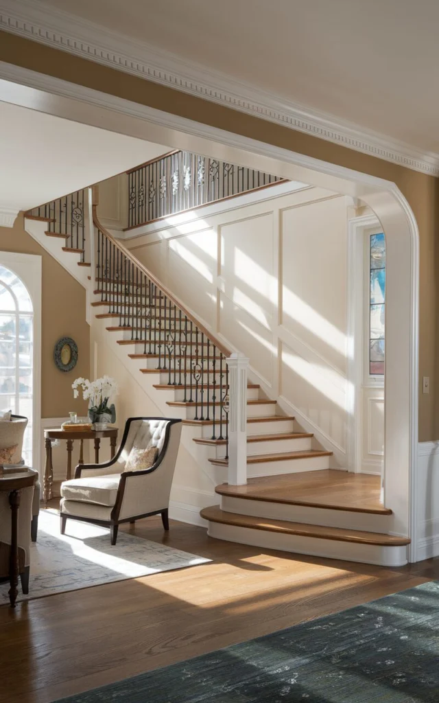 Frame the Staircase With Architectural Details