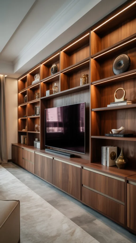 Install a Built-In Wall-to-Wall TV Unit