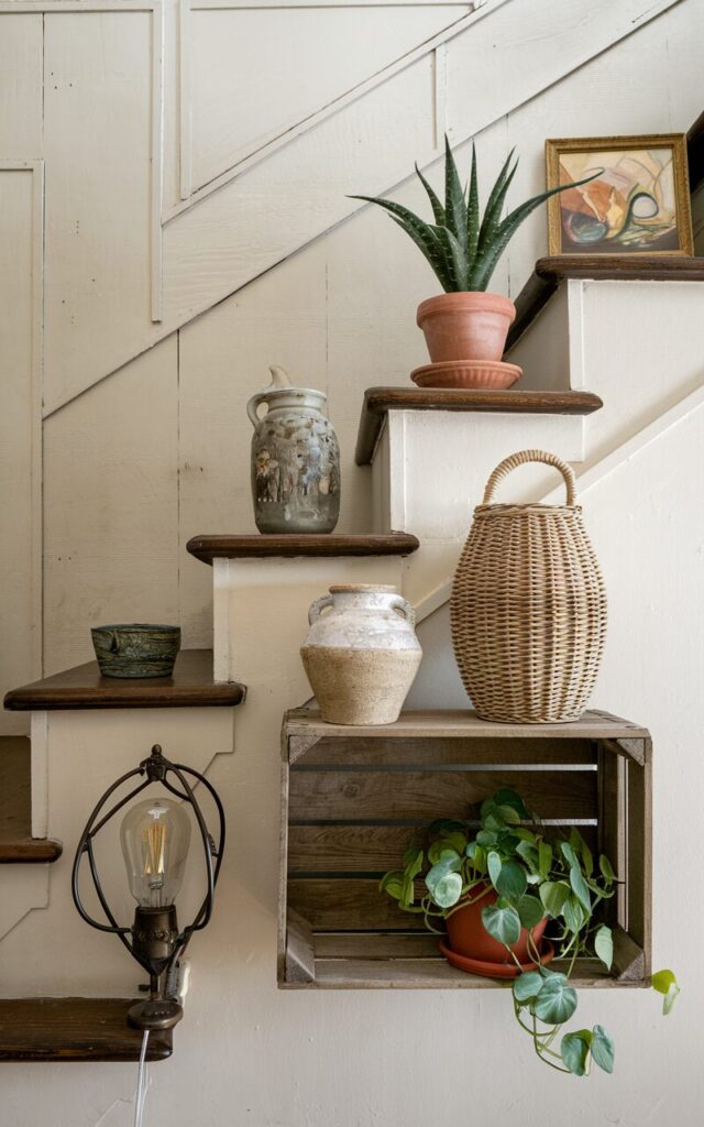 Treat the staircase wall as a design journey