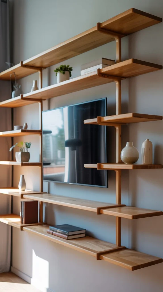 Try a Floating Shelf System