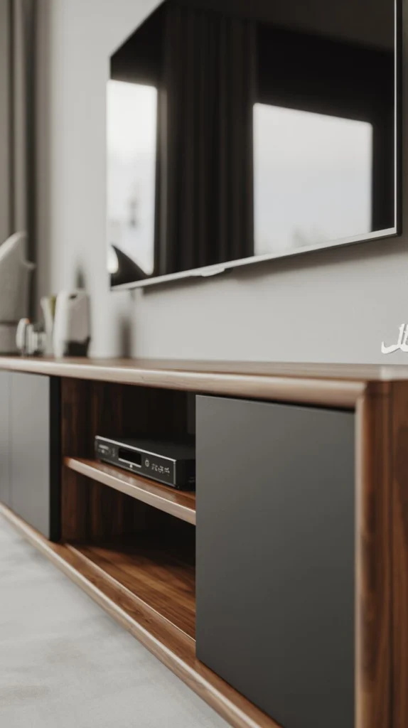 Try a Two-Tone TV Unit