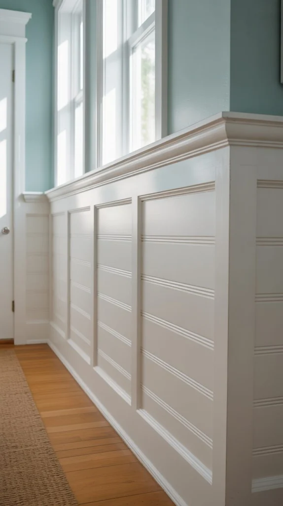 Use Horizontal Panel Wainscoting