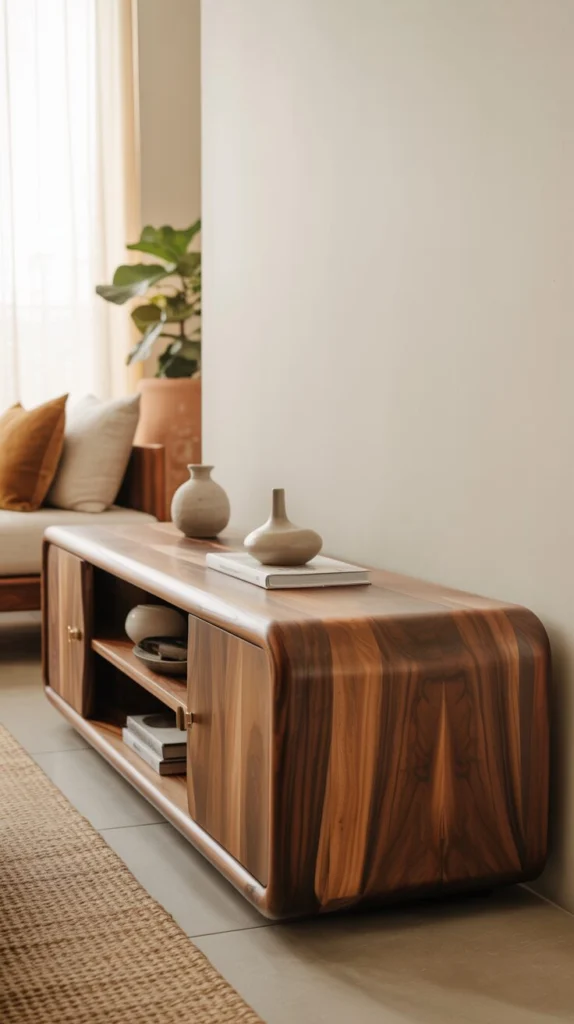 Use Warm Wood for a Modern-Organic Look