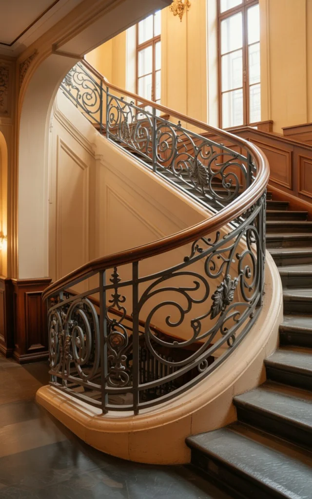 Use ironwork for old-world charm