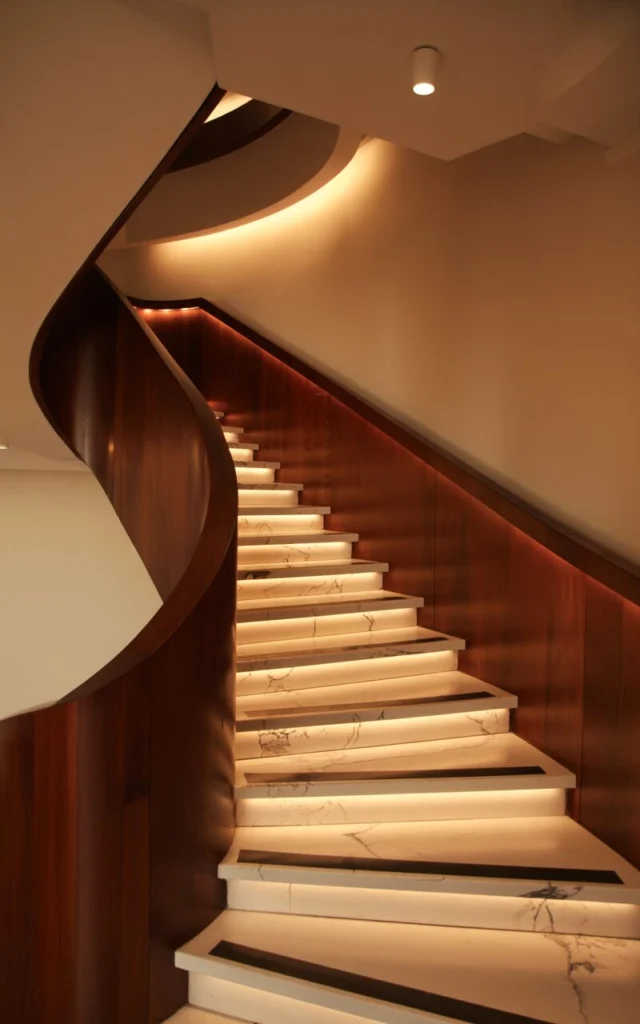 Use lighting to guide emotion, not just steps