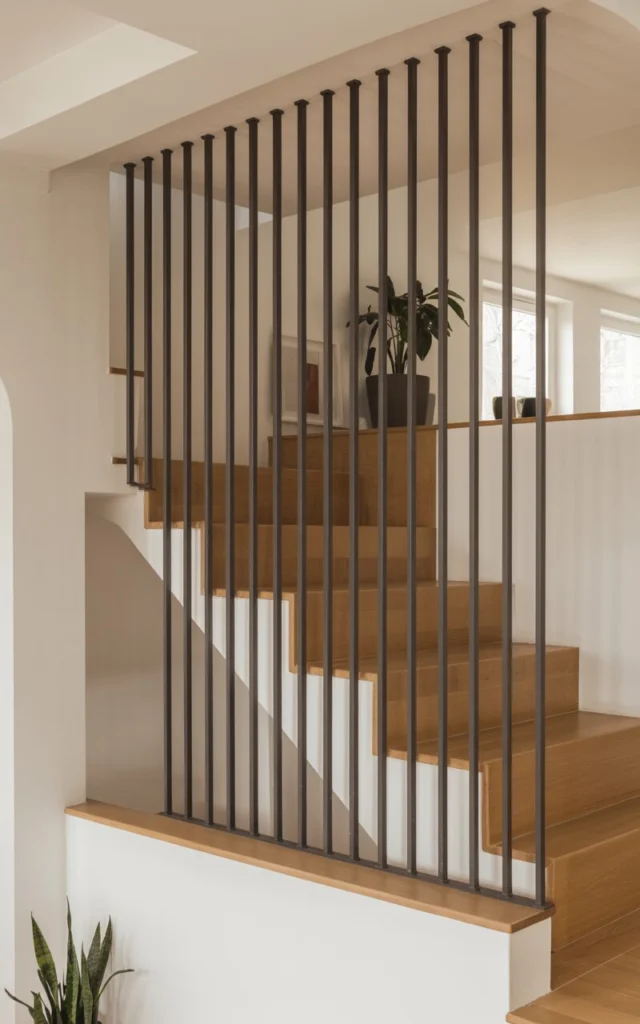 Keep it simple with slim iron spindles