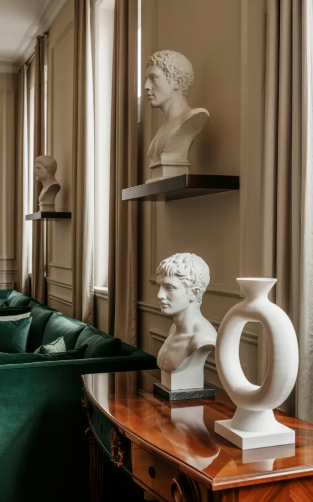 Add Sculptural Décor Pieces