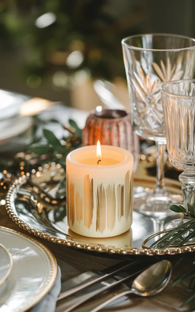 Add soft gold brushstroke accents ✨