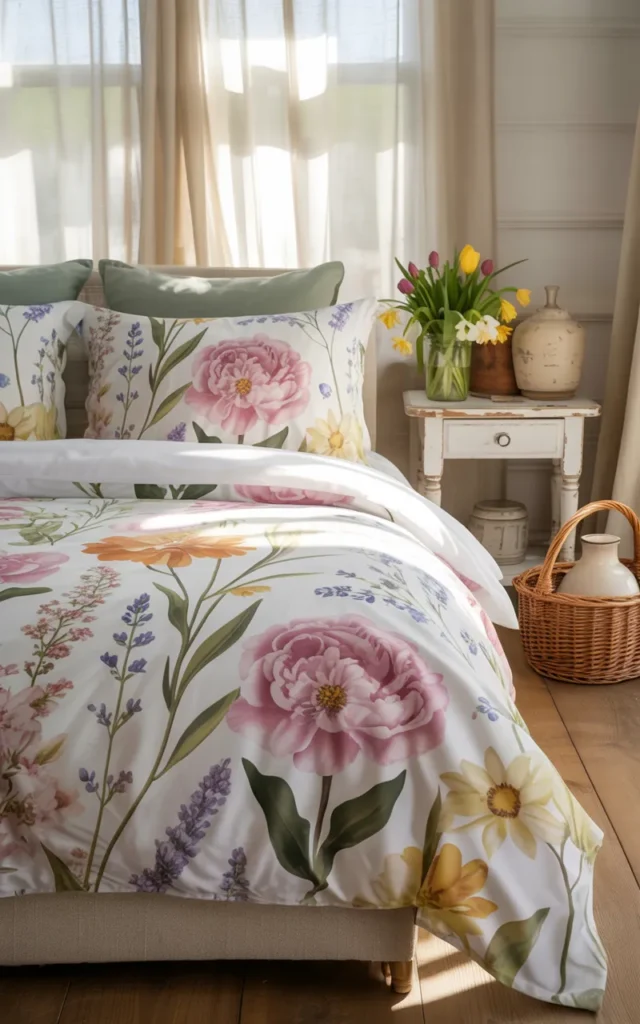 Choose seasonal floral bedding for spring refresh 🌷