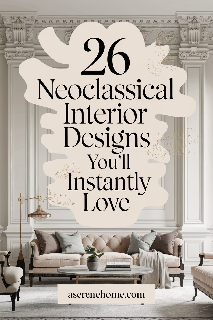 23 Neoclassical Interior Designs That Feel Timeless Yet Effortlessly ...