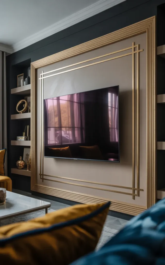 Add metallic accents for a luxe touch