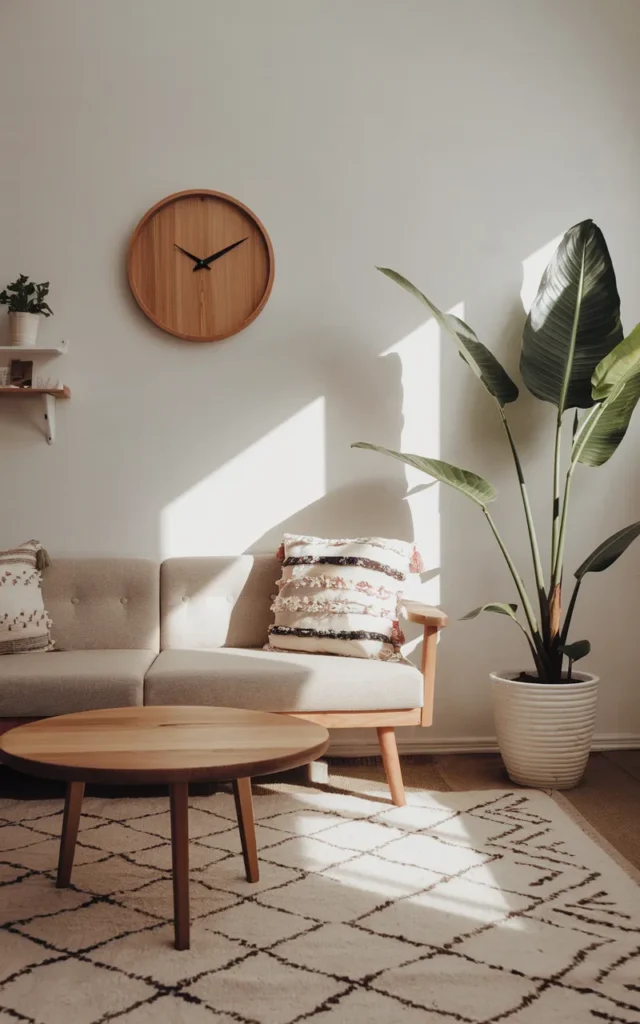Blend boho with a touch of minimalism