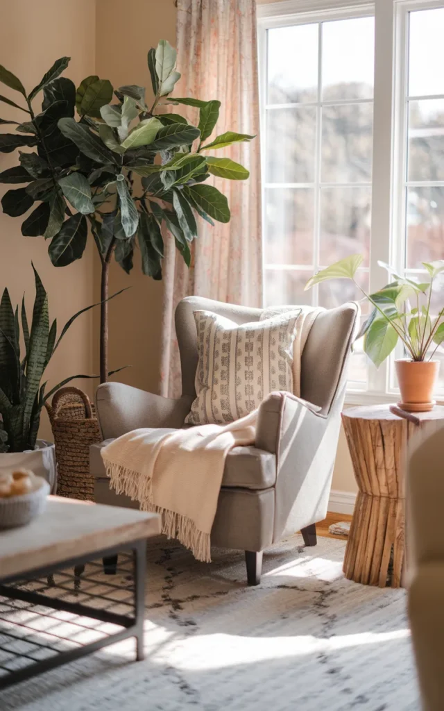 Create a cozy reading corner