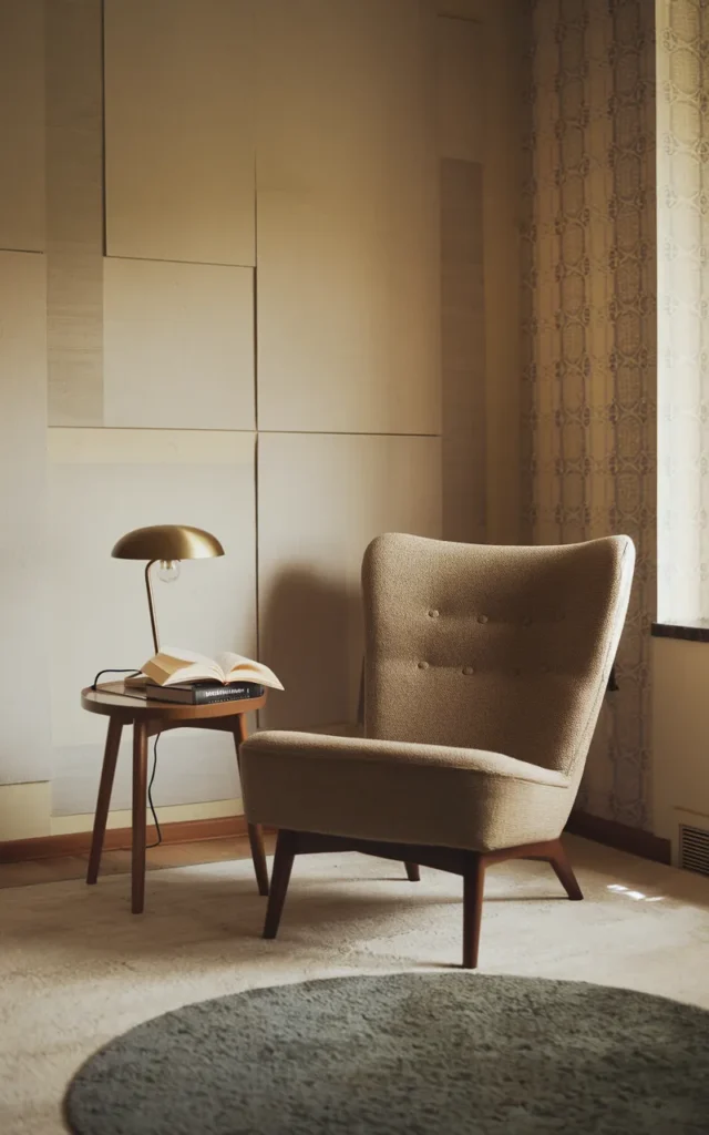 Create a cozy reading nook in a corner 📚