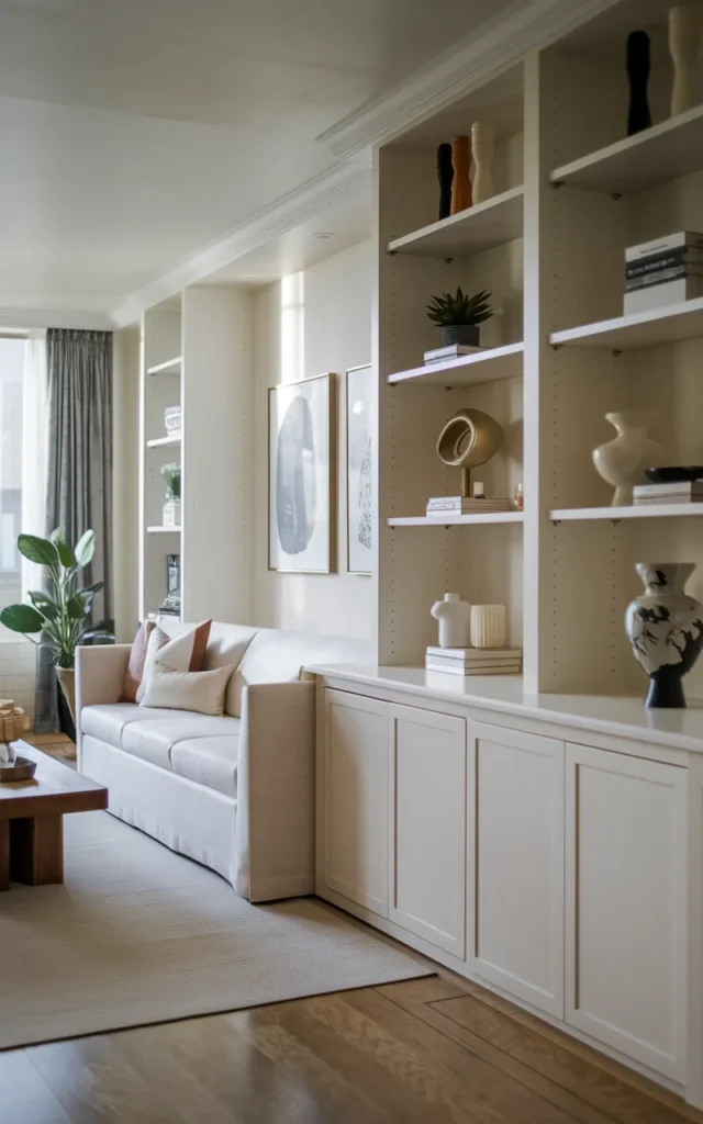 Keep clutter invisible with smart storage
