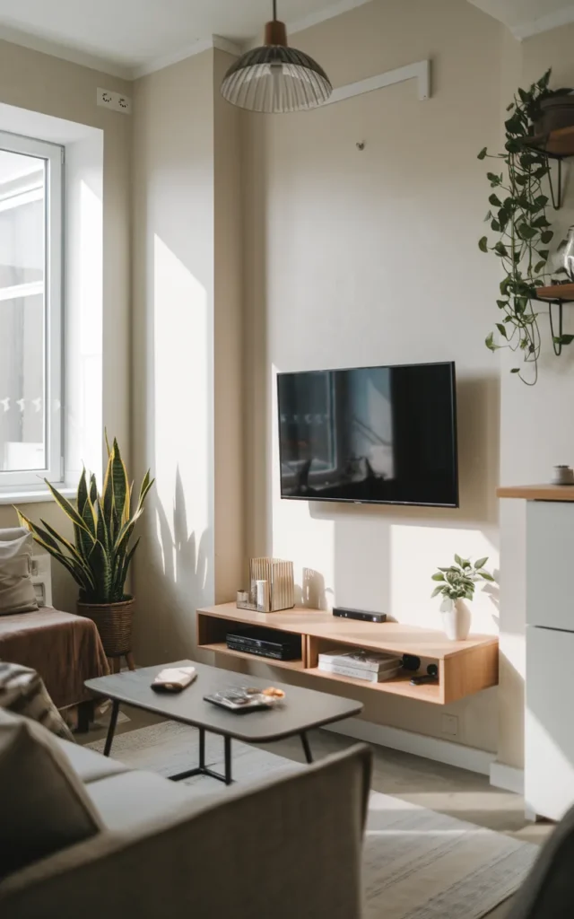 Mount your TV to free up surface space