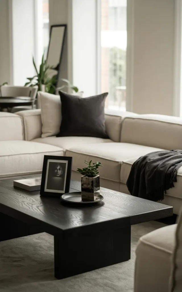 Play with contrast using dark and light tones