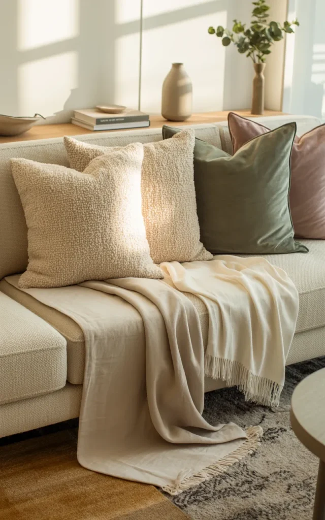 Replace basic cushions textured pillow covers