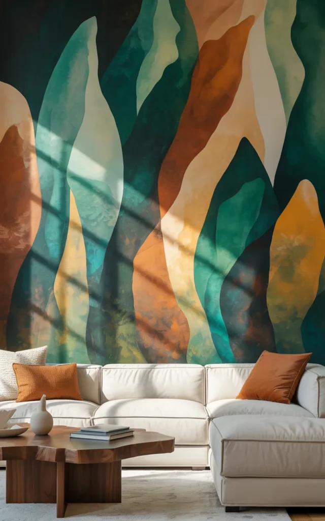 Add a mural for a bold artistic statement