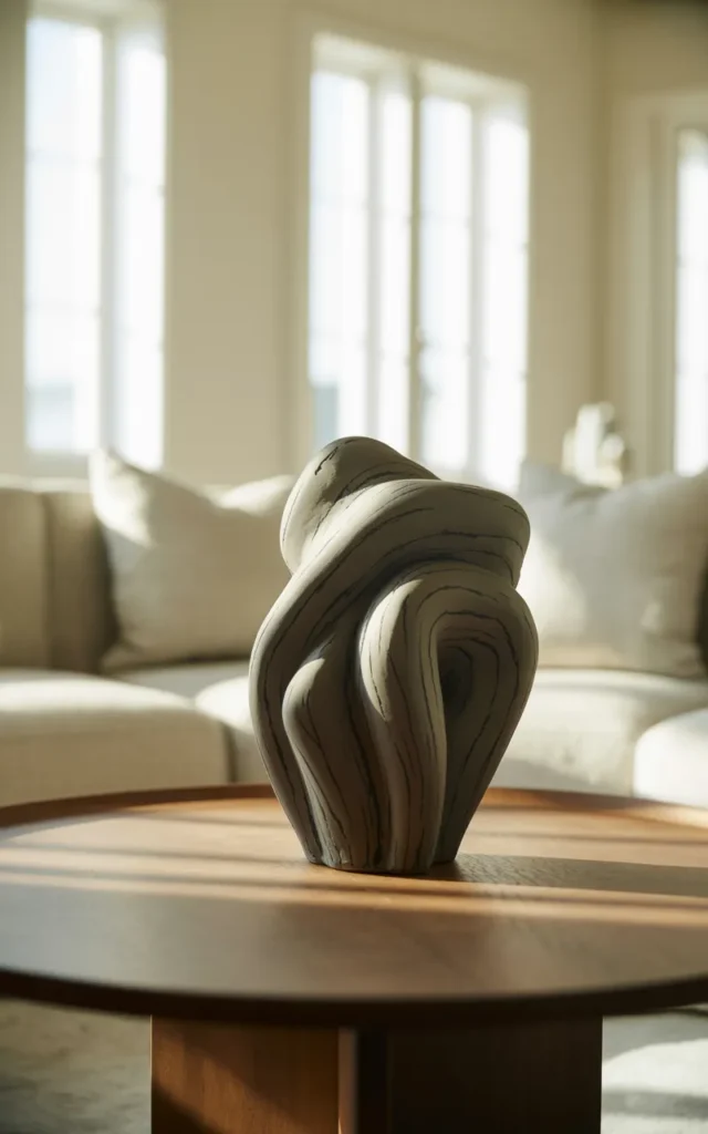 Add a sculptural statement piece