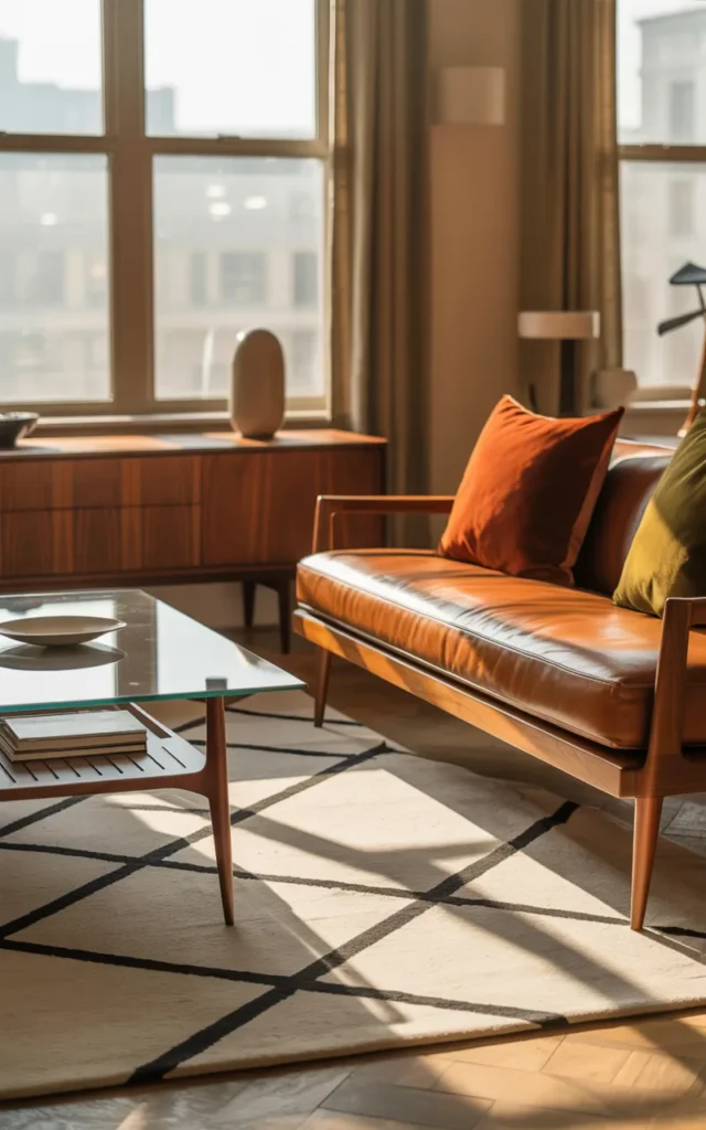 Choose furniture with exposed legs