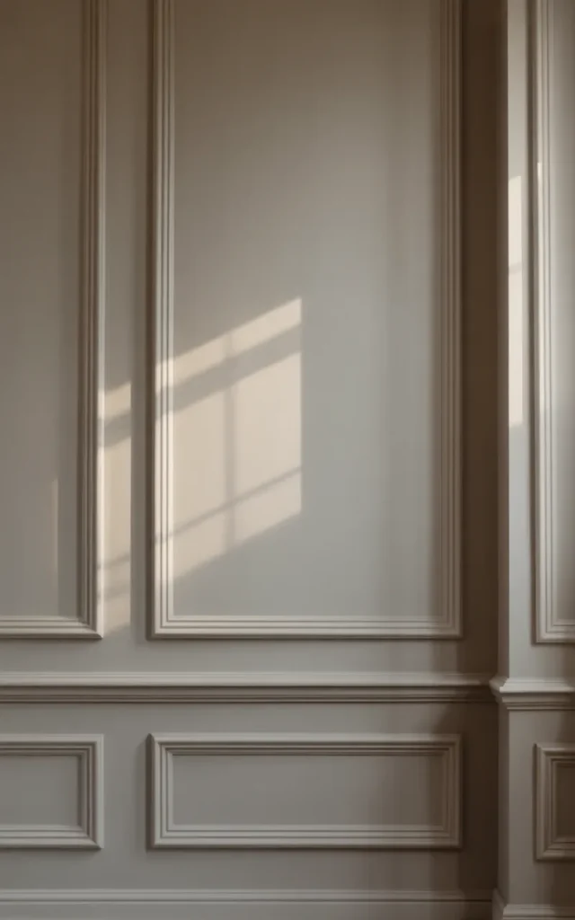 Frame architectural details with molding