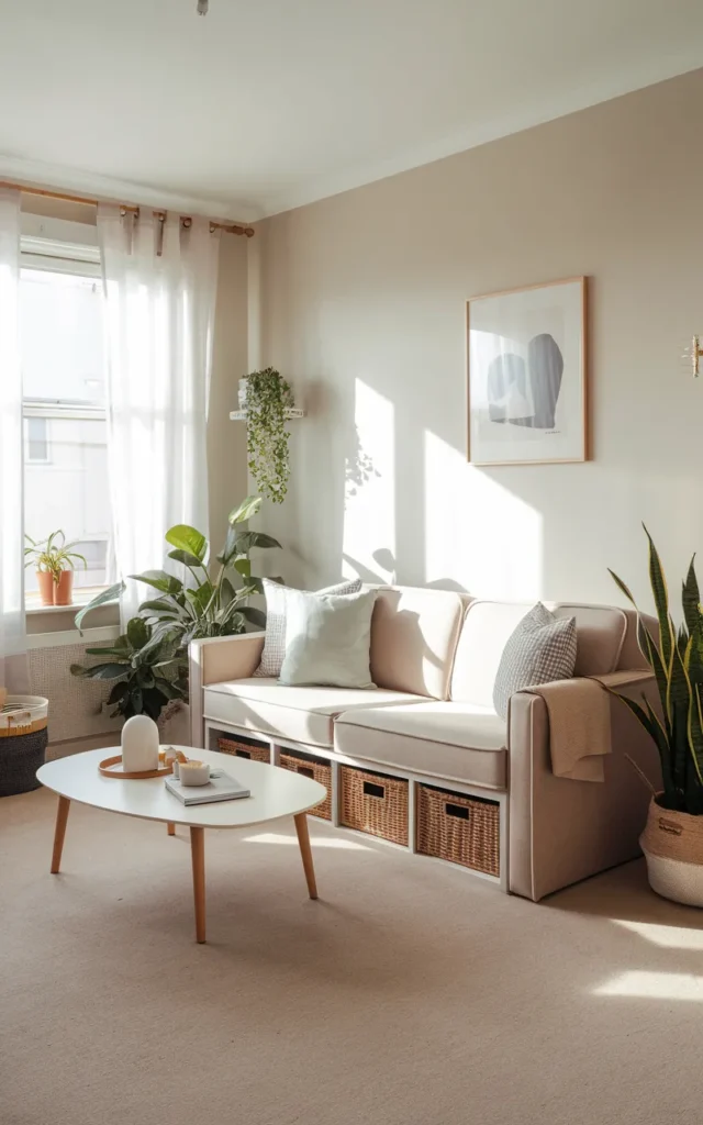 Keep clutter invisible as much as possible