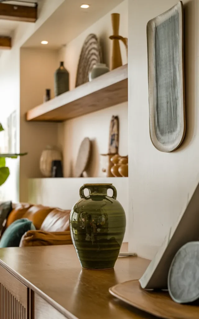 Style green ceramics for a handcrafted touch