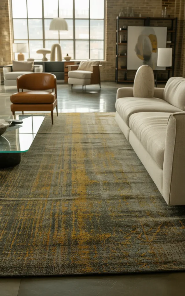 Use rugs to define zones