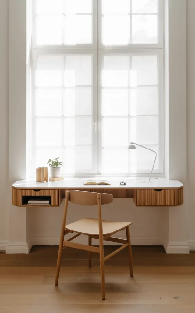 Build a Window-Facing Floating Desk