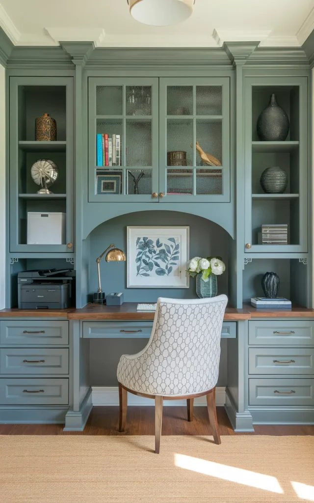 Store Equipment Inside Decorative Cabinets